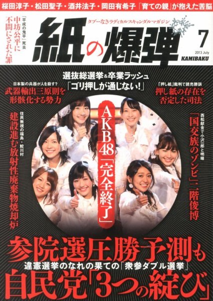 紙の爆弾 2013年06月07日発売号 表紙