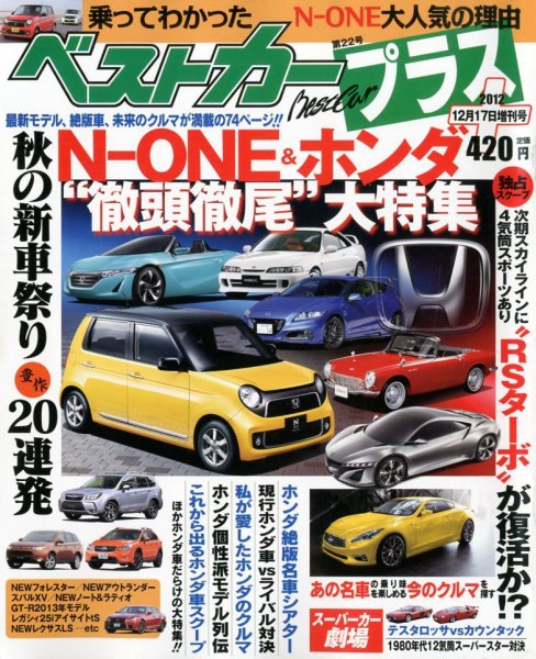 ベストカープラス 12/17号 (発売日2012年11月17日) 表紙