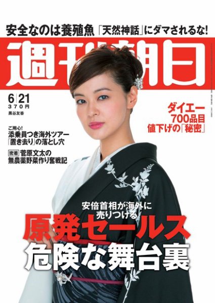 週刊朝日 6/21号 (発売日2013年06月11日) 表紙