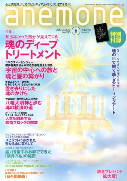anemone（アネモネ） 8月号 (発売日2013年07月09日) 表紙