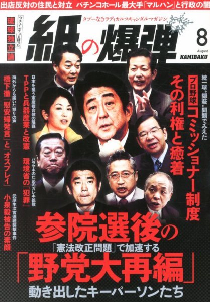 紙の爆弾 2013年07月05日発売号 表紙