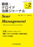 瘢痕・ケロイド治療ジャーナル 2008年版 表紙