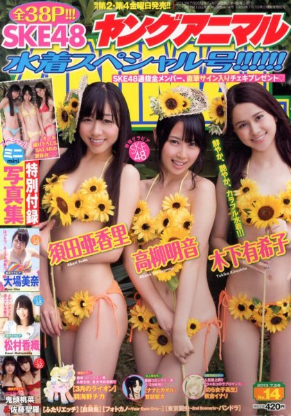 ヤングアニマル 7/26号 (発売日2013年07月12日) 表紙