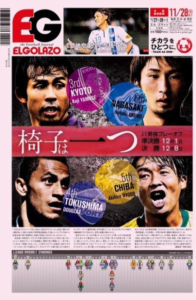 EL GOLAZO（エル・ゴラッソ） 2013年11月27日発売号 表紙