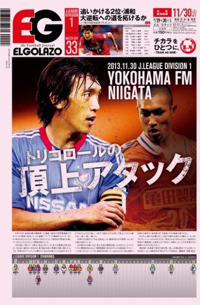 EL GOLAZO（エル・ゴラッソ） 2013年11月29日発売号 表紙