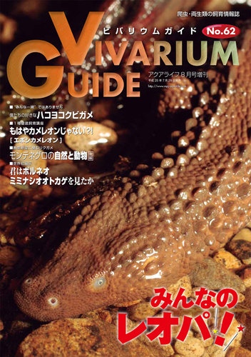 ビバリウムガイド 62号 (発売日2013年07月26日) | 雑誌/定期購読の予約