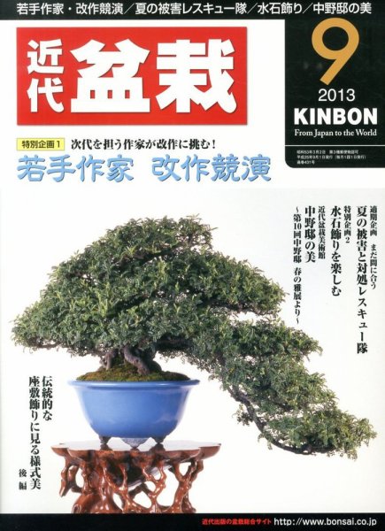 月刊 近代盆栽 9月号 (発売日2013年08月03日) 表紙