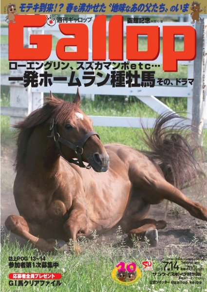 週刊Gallop（ギャロップ） 7月14日号 (発売日2013年07月09日) 表紙
