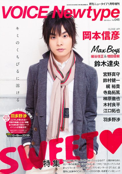 VOICE Newtype(ボイスニュータイプ) 1月号 (発売日2012年12月15日) 表紙
