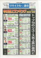 リユース経済新聞 表紙