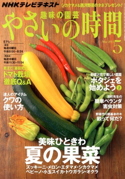 NHK 趣味の園芸 やさいの時間 5月号 (発売日2013年04月20日) 表紙
