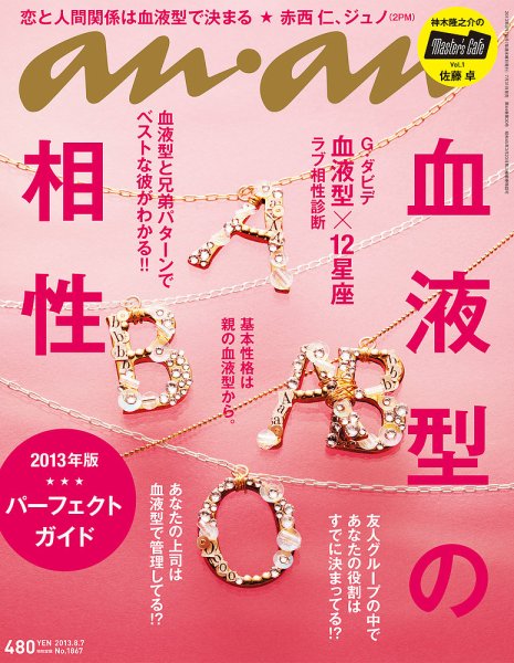anan（アンアン） No.1867 (発売日2013年07月31日) 表紙
