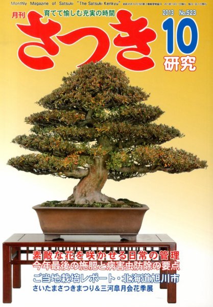 さつき研究 10月号 (発売日2013年09月05日) 表紙