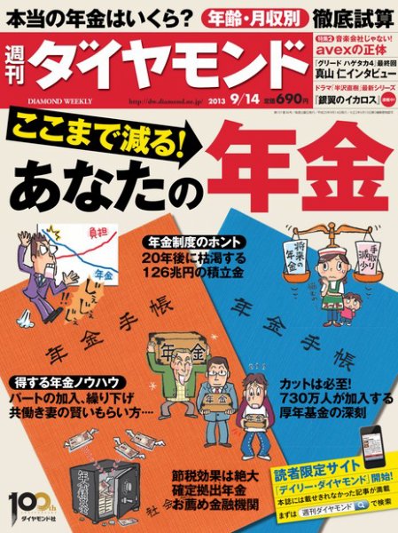 週刊ダイヤモンド（Diamond WEEKLY） 9/14号 (発売日2013年09月09日) 表紙