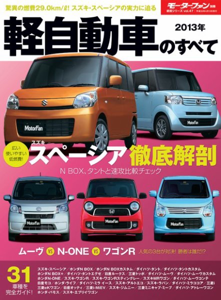 ニューモデル速報 統括シリーズ 2013年 軽自動車のすべて (発売日2013年02月27日) 表紙