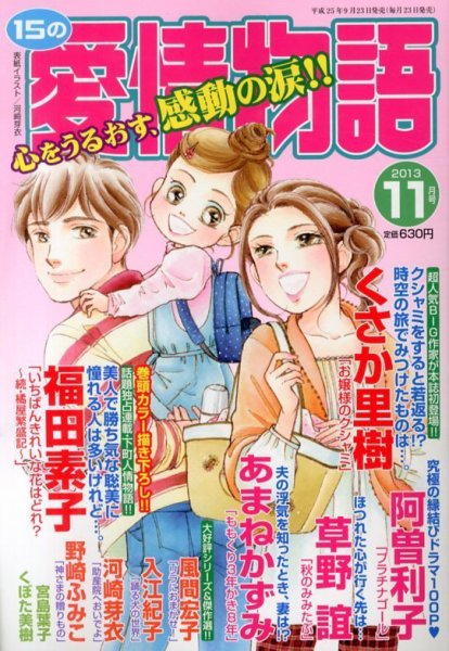 15の愛情物語 11月号 (発売日2013年09月23日) 表紙