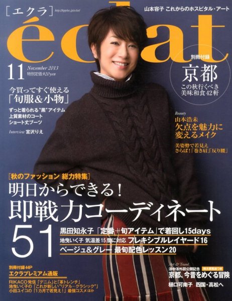 eclat（エクラ） 11月号 (発売日2013年10月01日) 表紙