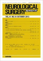 脳神経外科 Vol.41 No.10 表紙