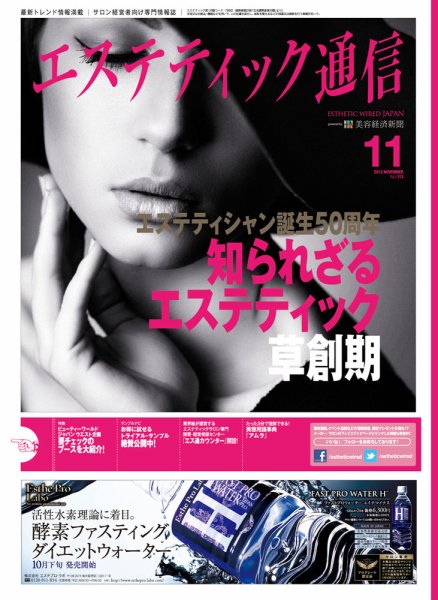 エステティック通信（ESTHETICS WIRED JAPAN）  2013年11月号 (発売日2013年10月10日) 表紙