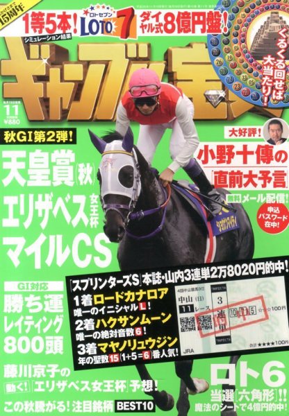 ギャンブル宝典 11月号 (発売日2013年10月19日) 表紙